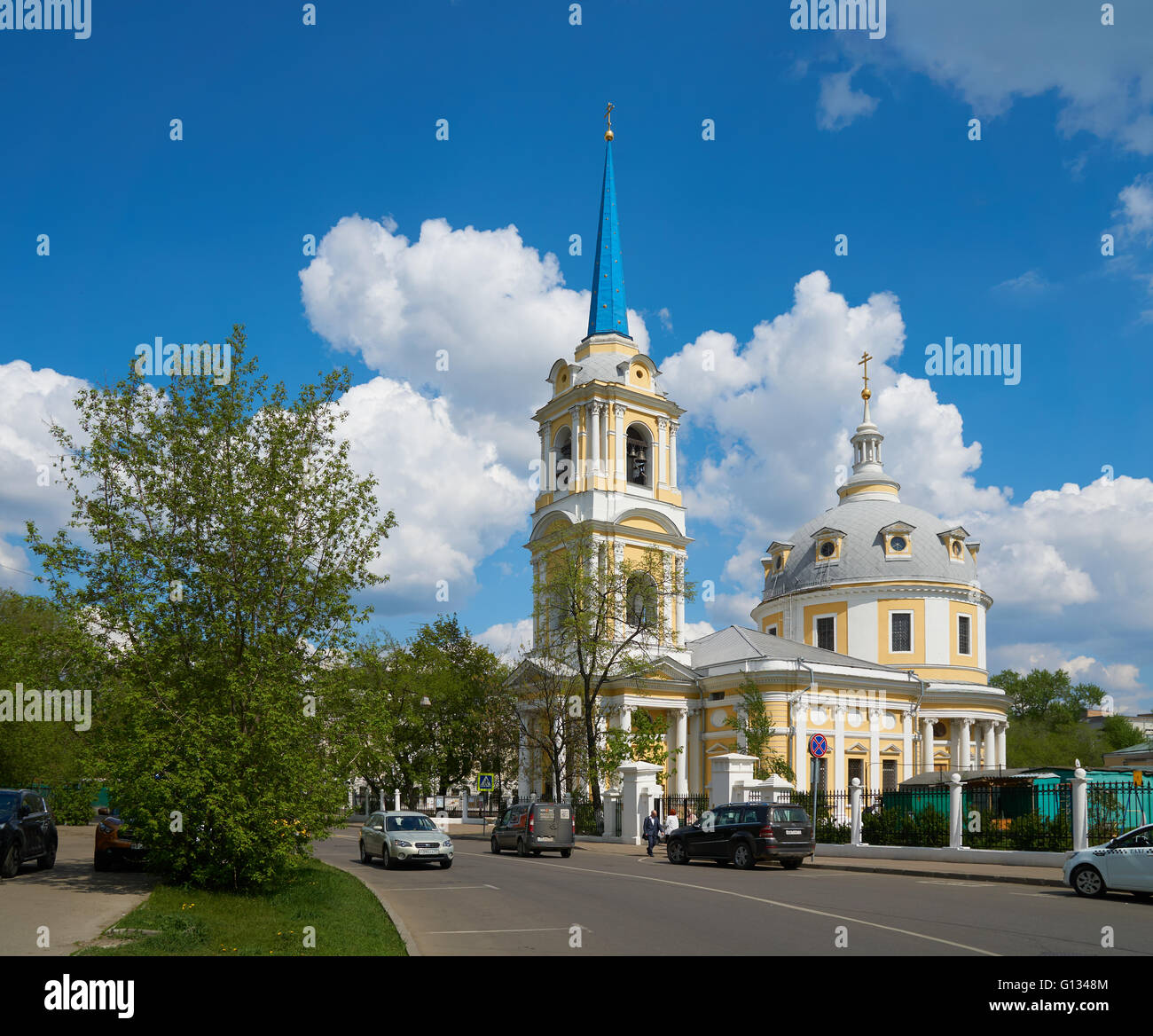 Moscou, Russie - 06 mai 2016 : Voznesenskaya (Ascension) Église sur Kazakova street à Moscou Banque D'Images