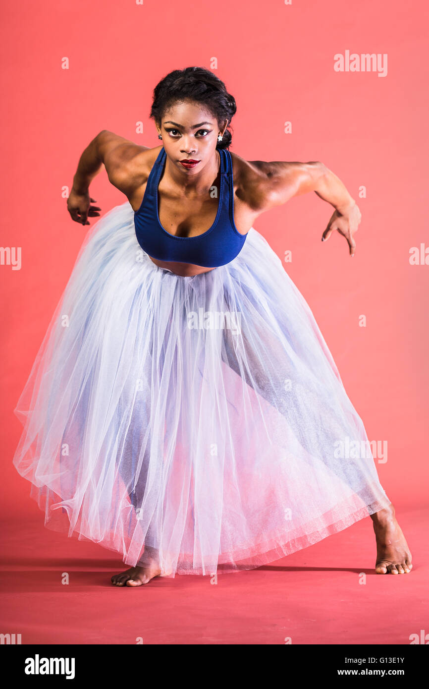Photo d'une danseuse de ballet Banque D'Images