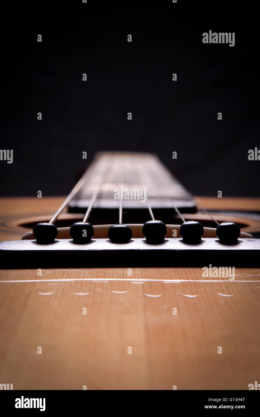 Guitare acoustique Banque D'Images