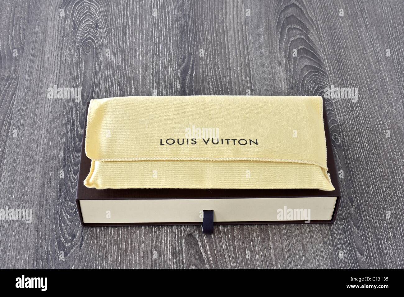 Un Louis Vuitton zippy wallet Banque D'Images