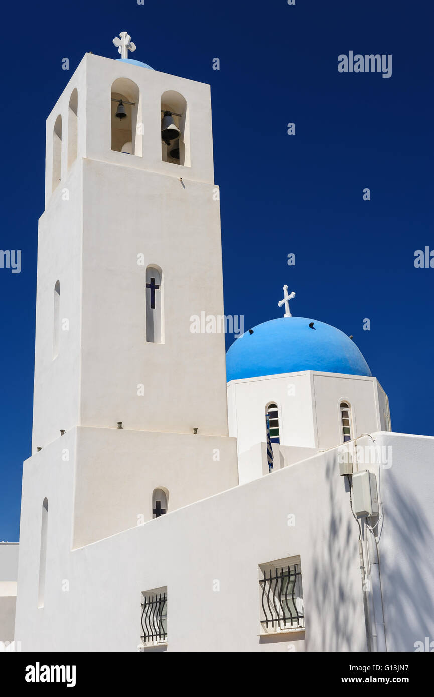 Église de Oia, Santorin Banque D'Images