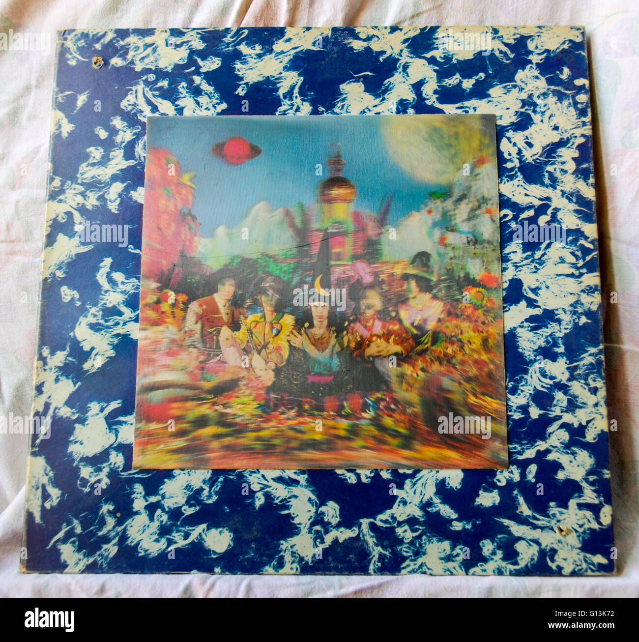 Pochette d'album classique (Vinyl) The Rolling Stones, Rock Music 1967 'their Satanic Majesties Request' (3-D couverture) albums de vinyle rock classique Banque D'Images