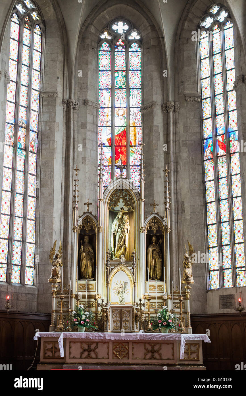 Église de Saint Michel de style gothique est une église catholique romaine à Cluj-Napoca Banque D'Images