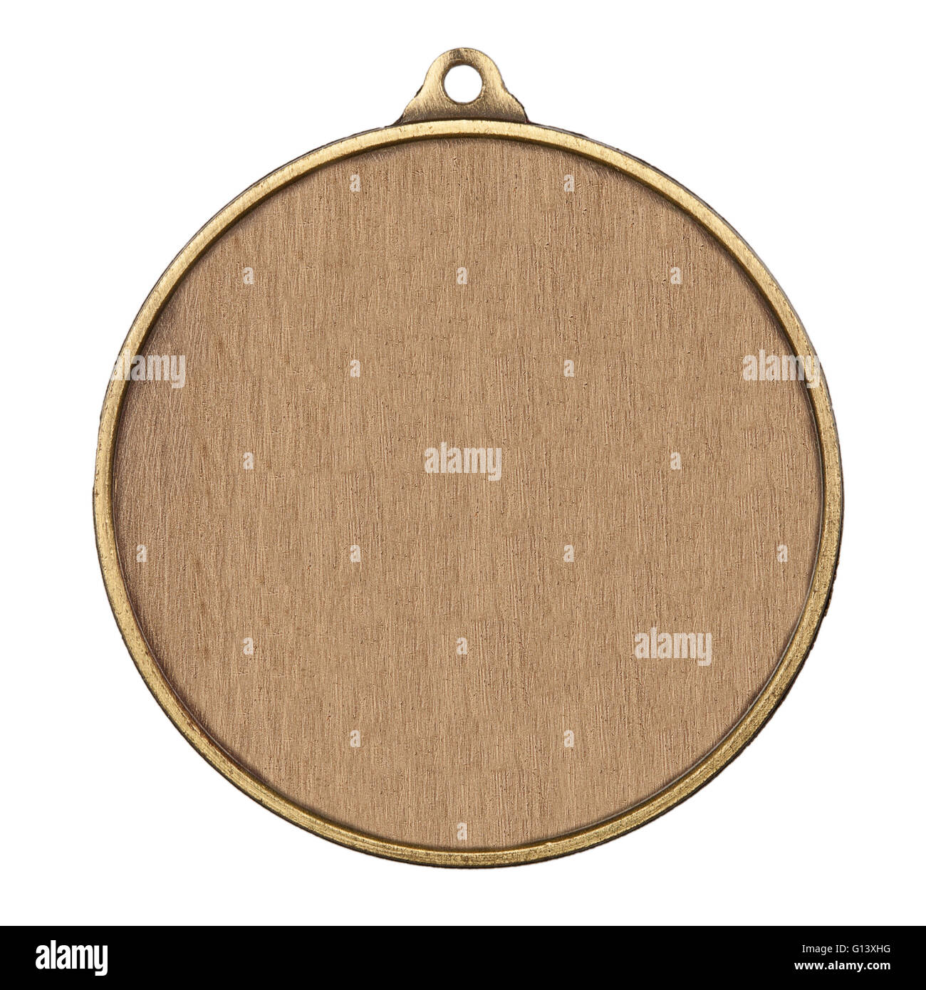 Médaille d'isolé sur fond blanc Banque D'Images