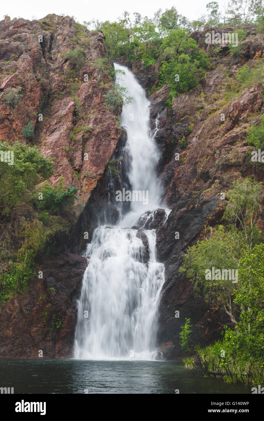 Cascade dans le Litchfield National Park, Australie Banque D'Images