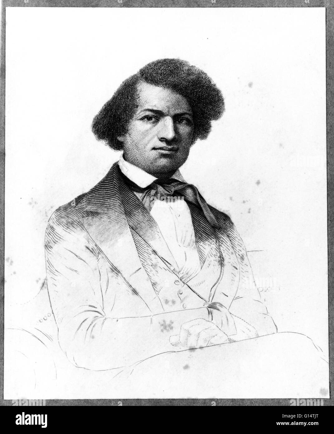 Frederick Douglass (Février 1818 - février 20, 1895) était un réformateur social, orateur, écrivain et homme d'État. Après s'être échappé de l'esclavage, il est devenu un chef de file du mouvement abolitionniste, gagnant note pour son éclatante oratoire et incisif antislav Banque D'Images