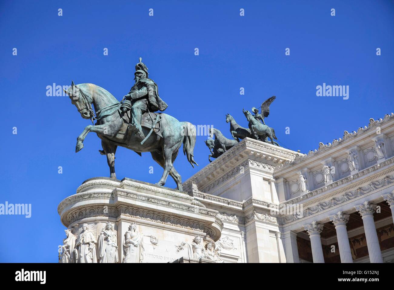Monument de victor emmanuel ii Banque de photographies et d’images à