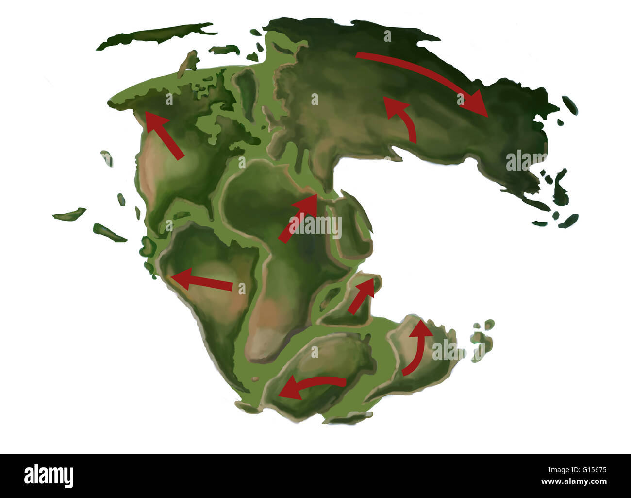 Pangea Banque d'images détourées - Alamy