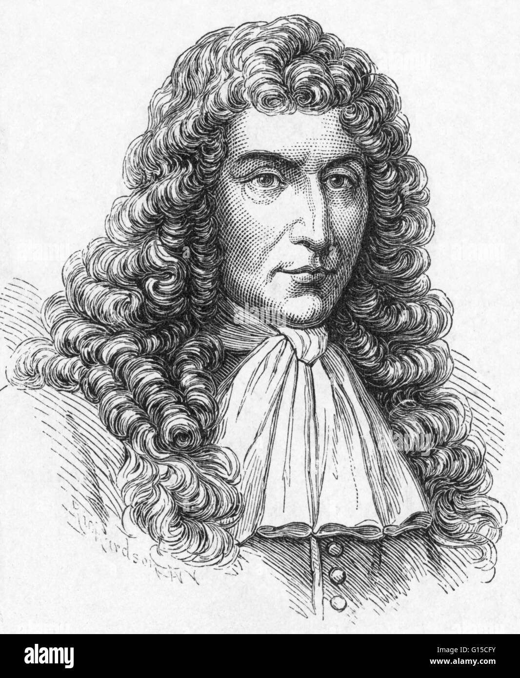 Denis Papin (22 août 1647 - 1712) était un physicien, mathématicien et inventeur. Il s'est rendu à Londres en 1675, et a travaillé avec Robert Boyle à partir de 1676 à 1679, la publication d'un compte de son travail dans la poursuite de nouvelles expériences (1680). Au cours de t Banque D'Images