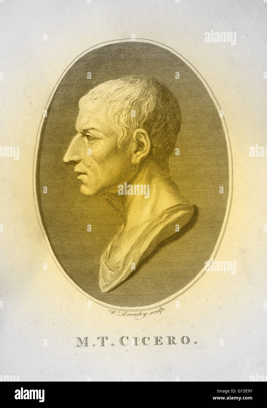 Marcus Tullius Cicero, 106-43 av. J.-C., était un philosophe romain ...