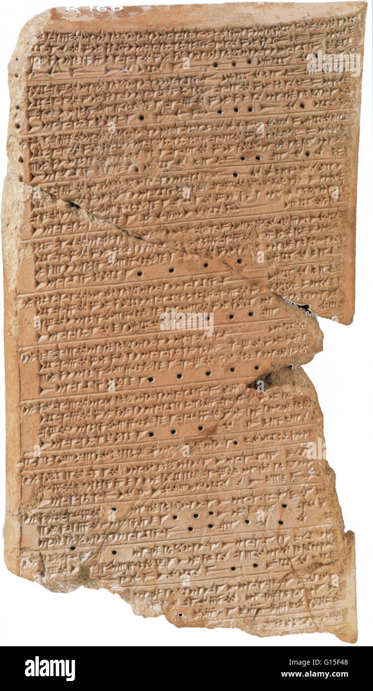 Le comprimé de Vénus (Ammisaduqa Enuma Anu Enlil Tablet 63) fait référence à l'enregistrement d'observations astronomiques de Vénus, comme conservé dans de nombreuses tablettes cunéiformes datant du premier millénaire avant J.-C.. On pense que ce record a été astronomique premier c Banque D'Images