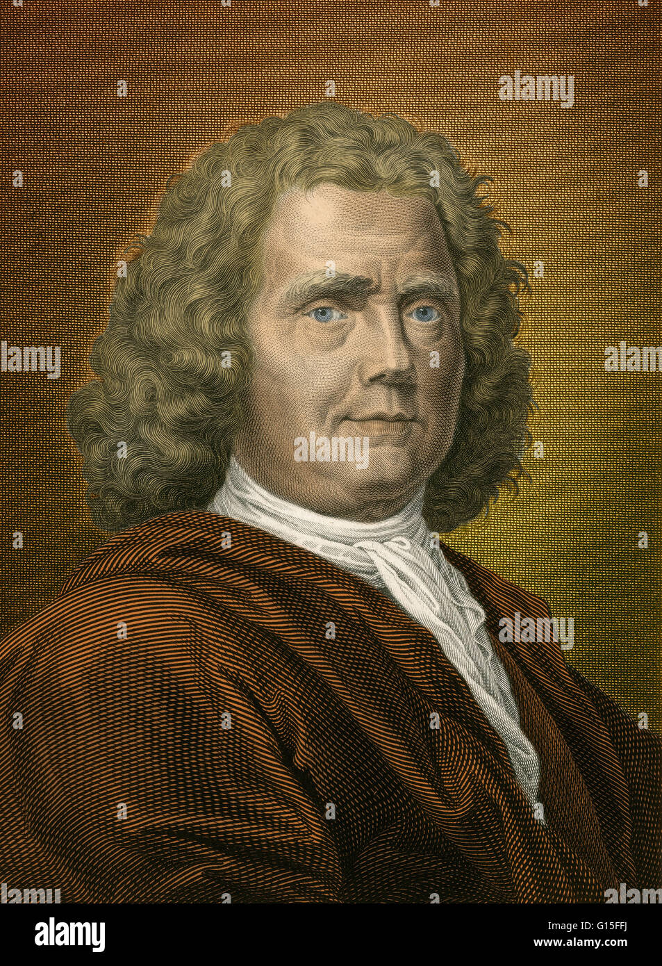 Herman Boerhaave (31 décembre 1668 - 23 septembre, 1738) était un botaniste néerlandais, chimiste, médecin et humaniste. Il est considéré comme le fondateur de l'enseignement clinique et de l'hôpital universitaire moderne. Sa réputation a augmenté la notoriété de l'Université de L Banque D'Images