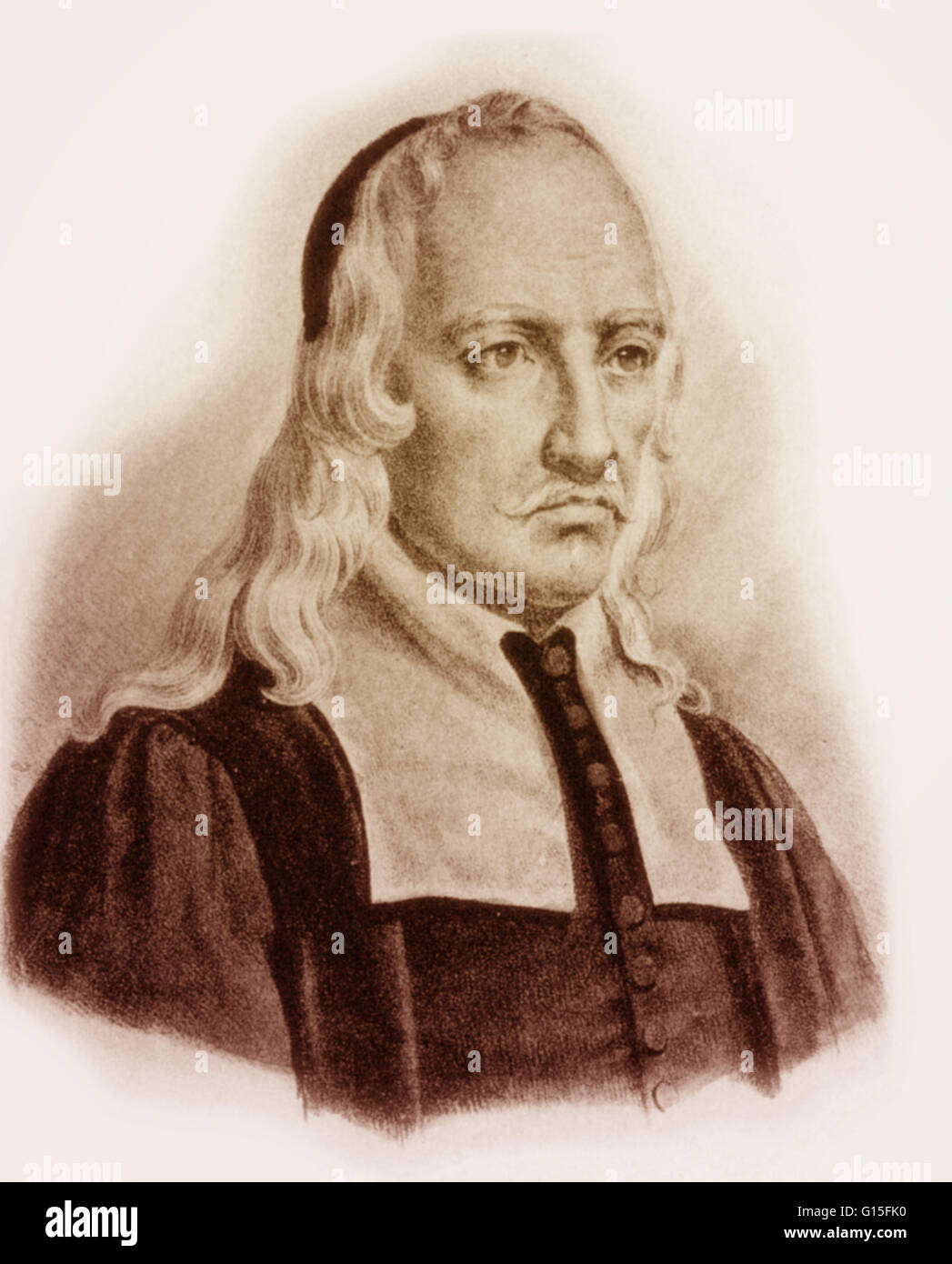 Giovanni Alfonso Borelli (1608-1679) était un physiologiste italien de la Renaissance, physicien, et mathématicien. Il a contribué à la règle moderne d'investigation scientifique en continuant de Galileo coutume de tester des hypothèses sur l'observation. Formés Banque D'Images