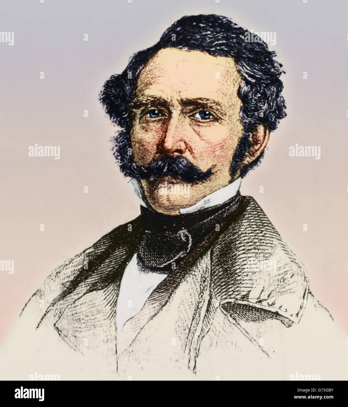 William Thomas Green Morton (1819 -1868) était un dentiste qui première démonstration publique l'utilisation de l'éther inhalés comme une anesthésie chirurgicale en 1846. La promotion de sa revendication contestable d'avoir été le découvreur de l'anesthésie est devenue une obsessi Banque D'Images