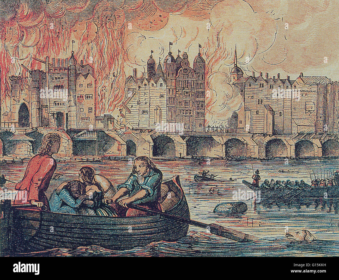 Dans les premières heures du 2 septembre 1666, un incendie a débuté