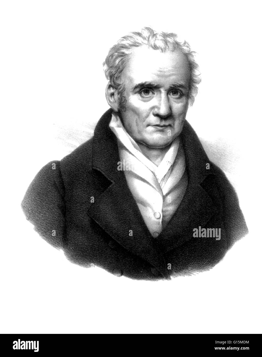 Gaspard Monge, Comte de Péluse (9 mai 1746 - 28 juillet 1818) était un mathématicien français et l'inventeur de la géométrie descriptive. Alors qu'il était encore étudiant, il a été fait un professeur de physique à l'âge de 17 ans. Après une année à l'École Royale, il a été demandé à pro Banque D'Images