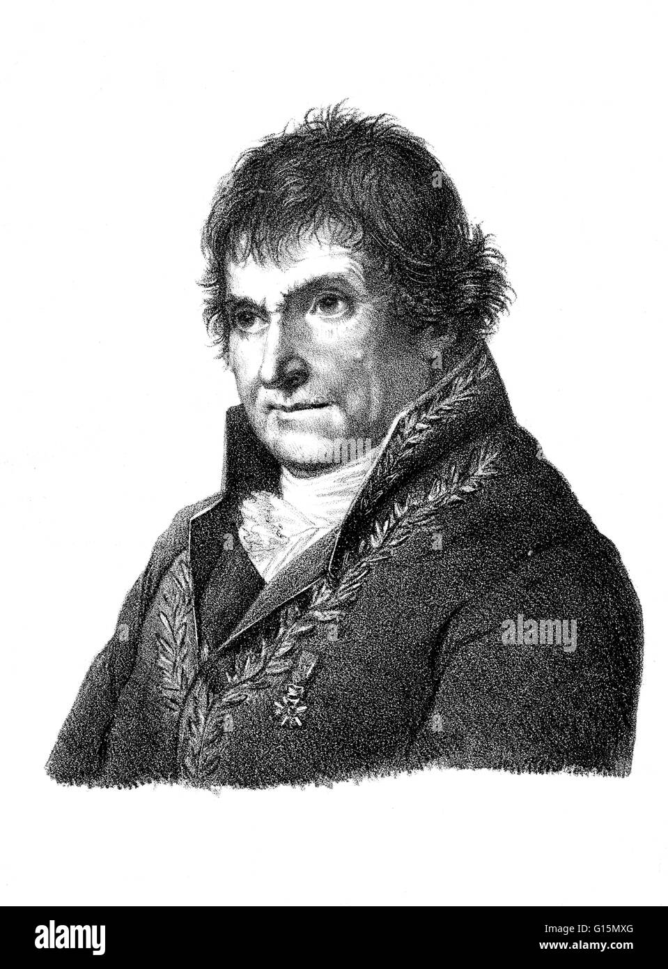 François Chaussier (Juillet 2, 1746 - Juin 19, 1828) était un médecin et anatomiste français. Il a étudié la médecine et a travaillé comme médecin de l'hôpital à Dijon. Pendant ce temps, il a effectué des recherches pionnières dans le domaine de la médecine légale. En 1780, il est devenu un Banque D'Images