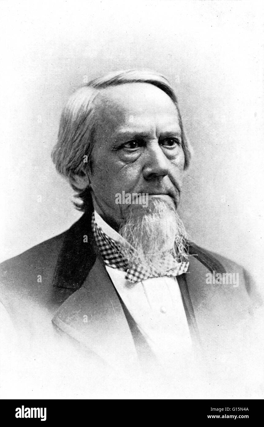 Elias Loomis (7 août 1811 - 15 août 1889) était un mathématicien et météorologue. De 1844 à 1860 il a occupé la chaire de philosophie naturelle et mathématiques à l'Université de la ville de New York, et dans la dernière année, s'est pro Banque D'Images