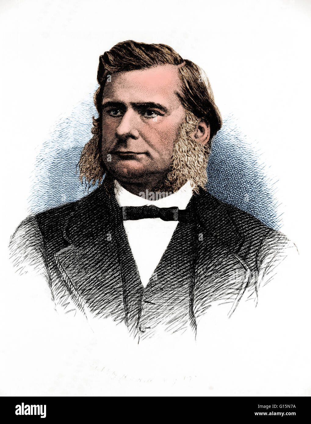 Thomas Henry Huxley (1825-1895) était un biologiste anglais, connu sous le nom de 'Darwin's' pour sa défense de Charles la théorie de l'évolution de Darwin. Huxley's célèbre 1860 Débat avec Samuel Wilberforce a été un moment clé de l'acceptation plus large de l'évolution, et Banque D'Images