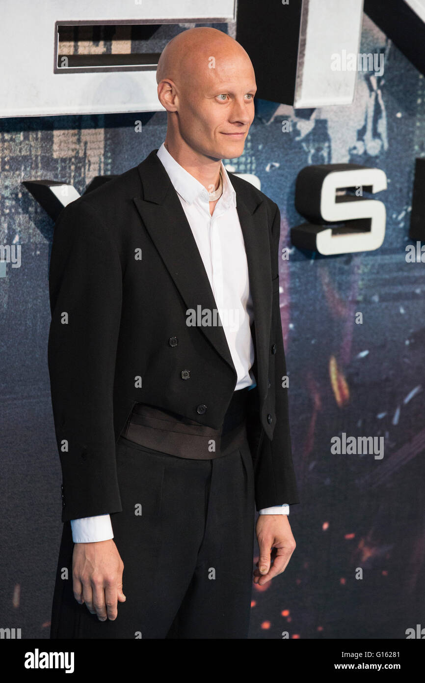Londres, Royaume-Uni. 9 mai 2016. Acteur Tomas Lemarquis (Caliban) assiste à la X-Men : Apocalypse - global de dépistage du ventilateur à la BFI Imax cinema à Londres. Crédit : Images éclatantes/Alamy Live News Banque D'Images