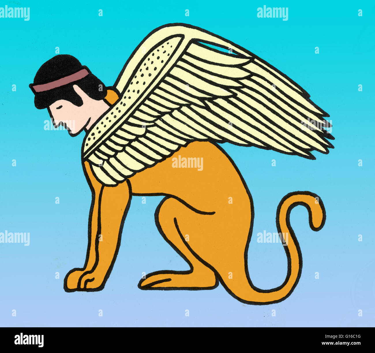 La Grece Antique Sphinx A Partir De La Tasse Pas De Date Un Sphinx Est Une Creature Mythique Avec Au Minimum Le Corps De Lion Et Une Tete Humaine Dans La Mythologie