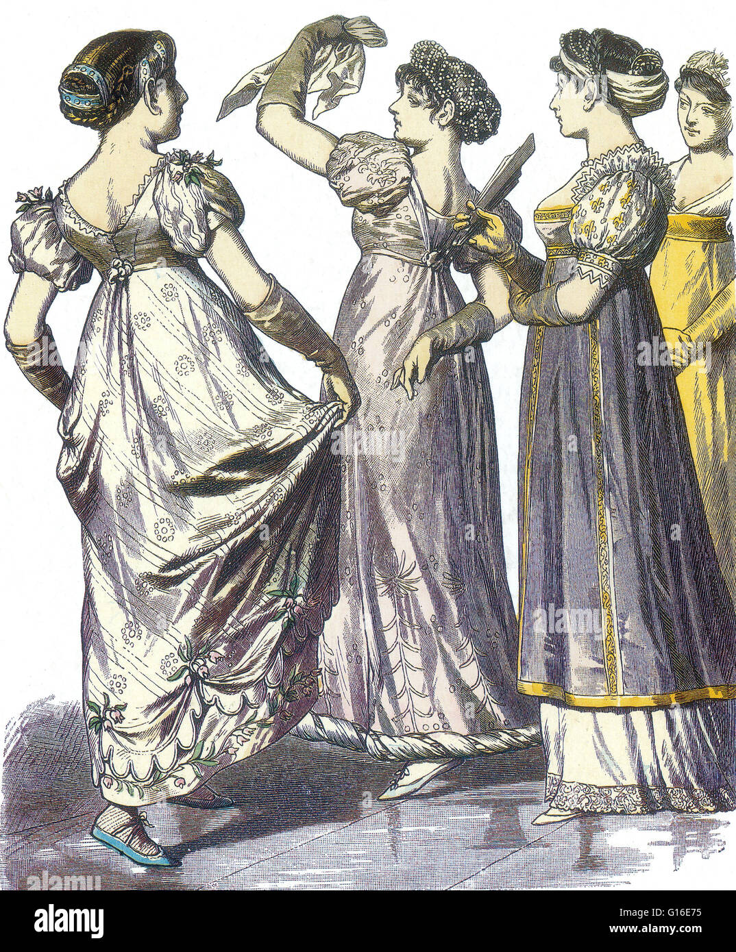Mode femme française 19ème siècle Banque de photographies et d'images à  haute résolution - Alamy