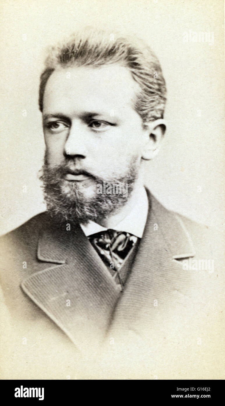 Piotr Ilitch Tchaïkovski (7 mai 1840 - 6 novembre 1893) est un compositeur russe dont les œuvres symphonies, concertos, opéras, ballets, musique de chambre, et un réglage de la chorale Divine Liturgie orthodoxe russe. Certaines de ces derniers sont parmi les plus popu Banque D'Images