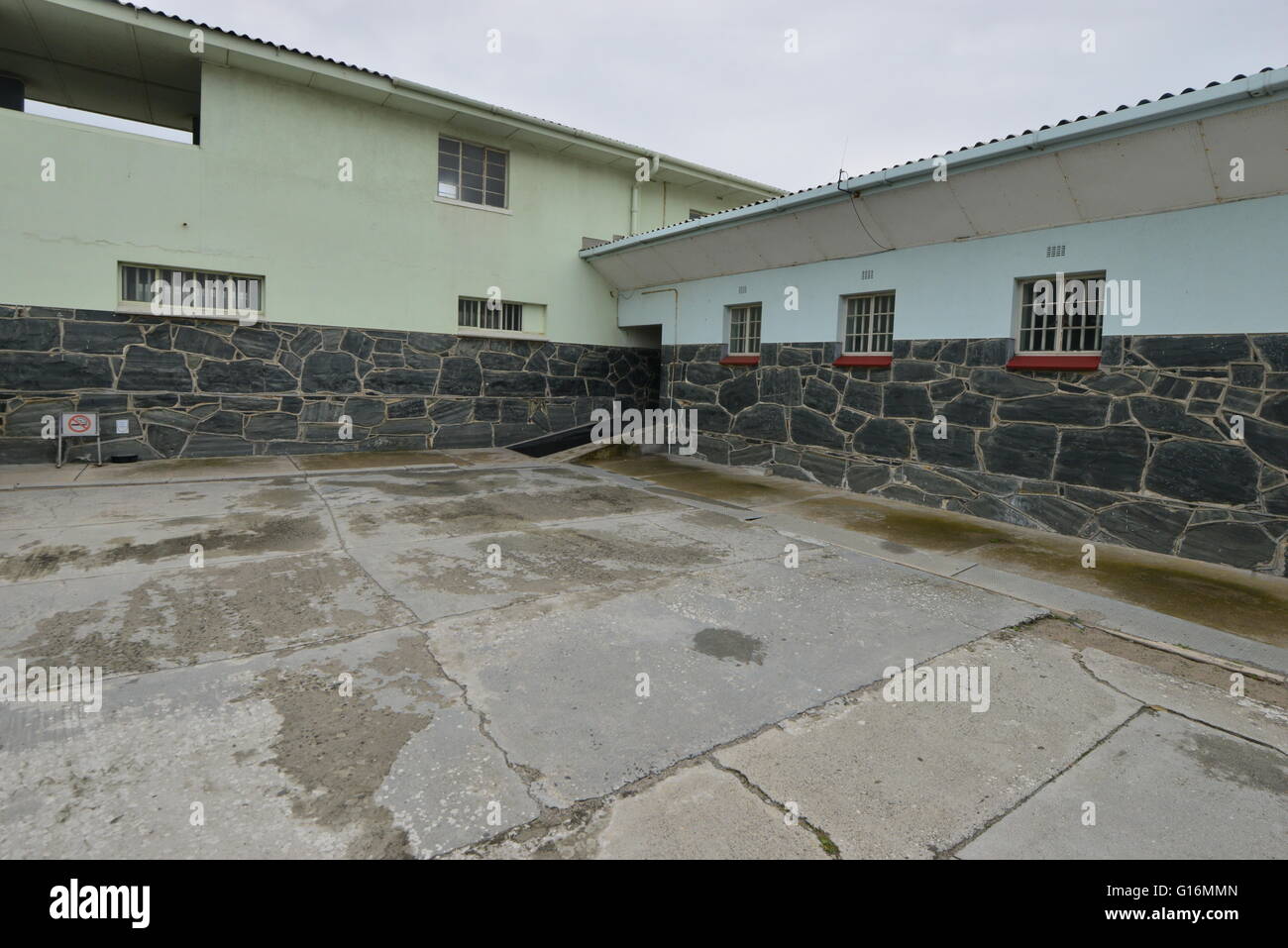 La prison de Robben Island en Afrique du Sud Banque D'Images