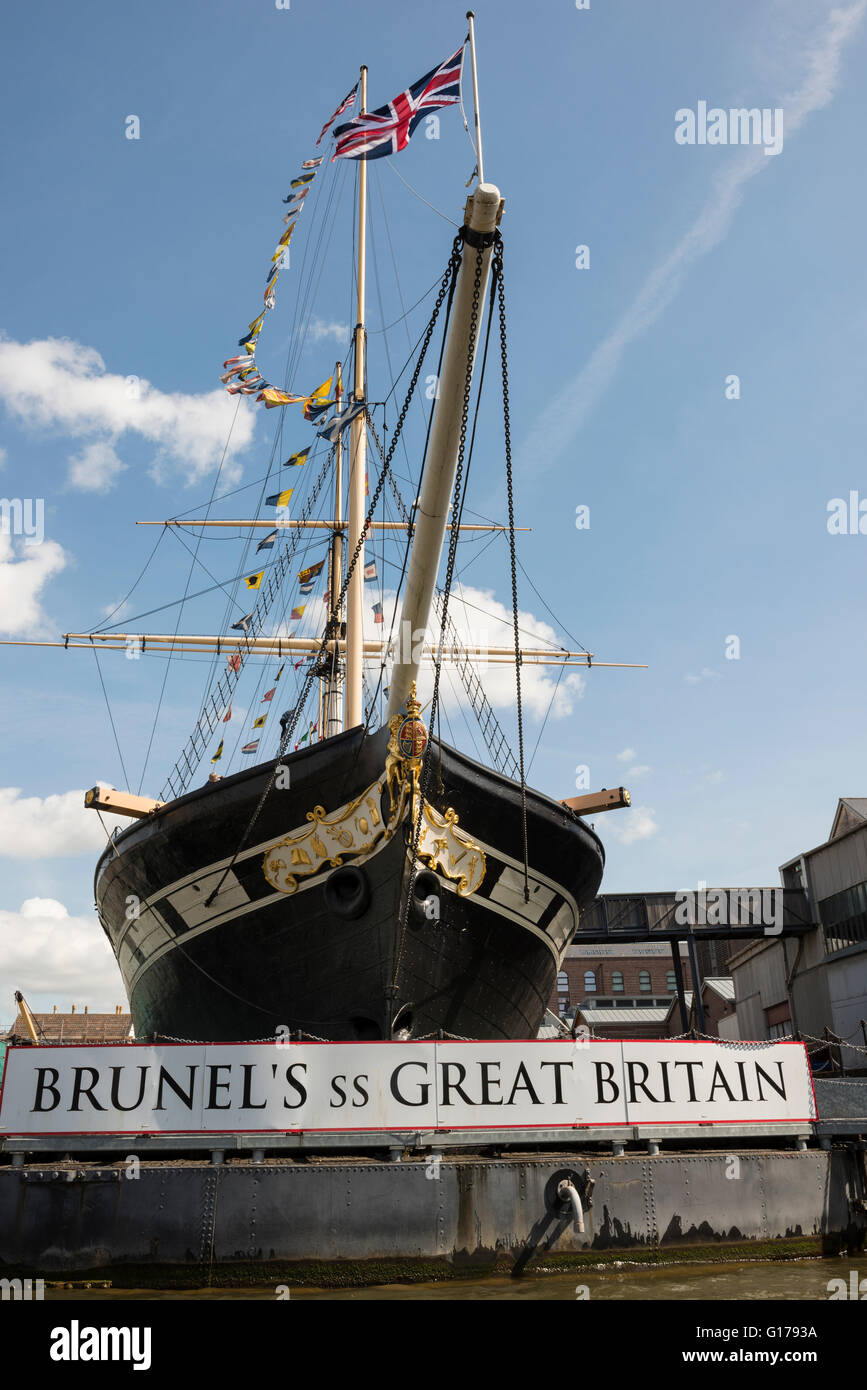 SS Great Britain de Brunel, Bristol, England, UK Banque D'Images