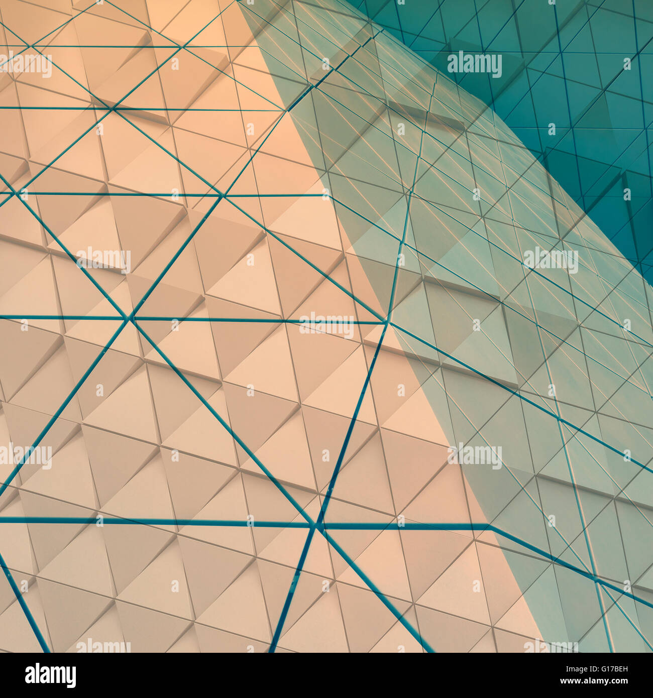 Modèle architectural abstrait Banque D'Images