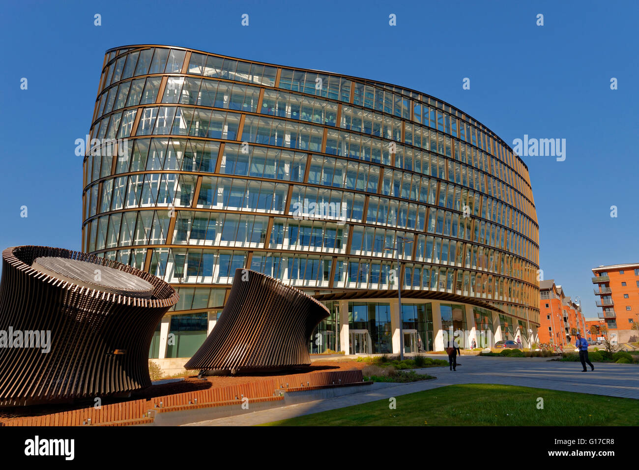 Un bâtiment carré de l'Ange dans le centre-ville de Manchester. Le siège de la Co-operative Group. Banque D'Images