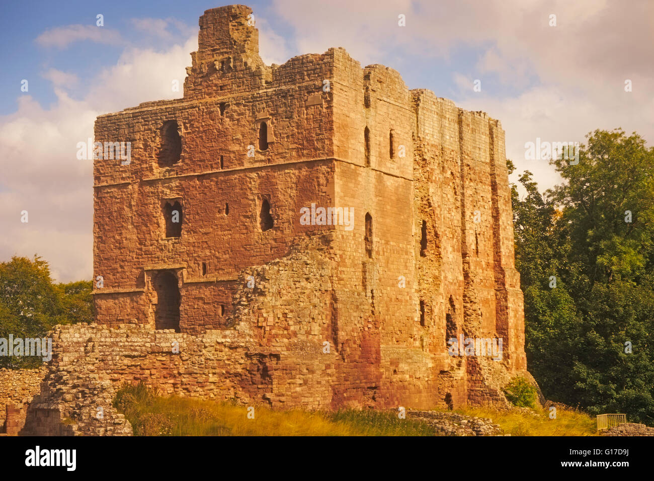 Château de Norham Banque D'Images