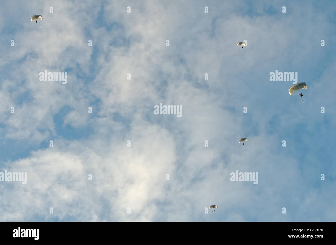Parachutistes du 2e Régiment de parachutistes d'infanterie de marine, à l'île de la réunion Banque D'Images
