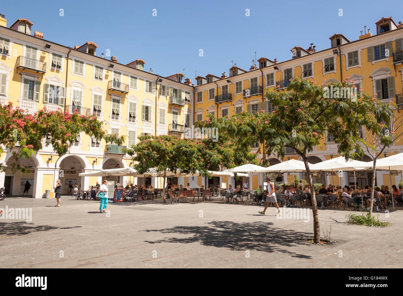 Place Garibaldi, Place Garibaldi, à Nice, Côte d'Azur, France Banque D'Images