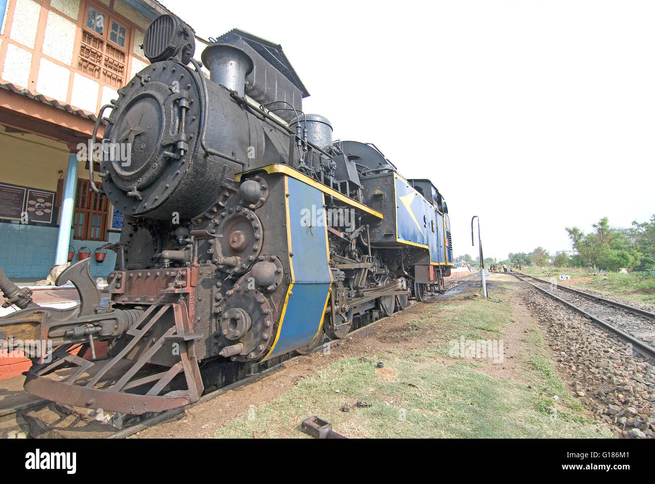 Nilgiri Mountain Railway, un UNESCO World Heritage Railway, Nilgiris, Tamil Nadu Banque D'Images