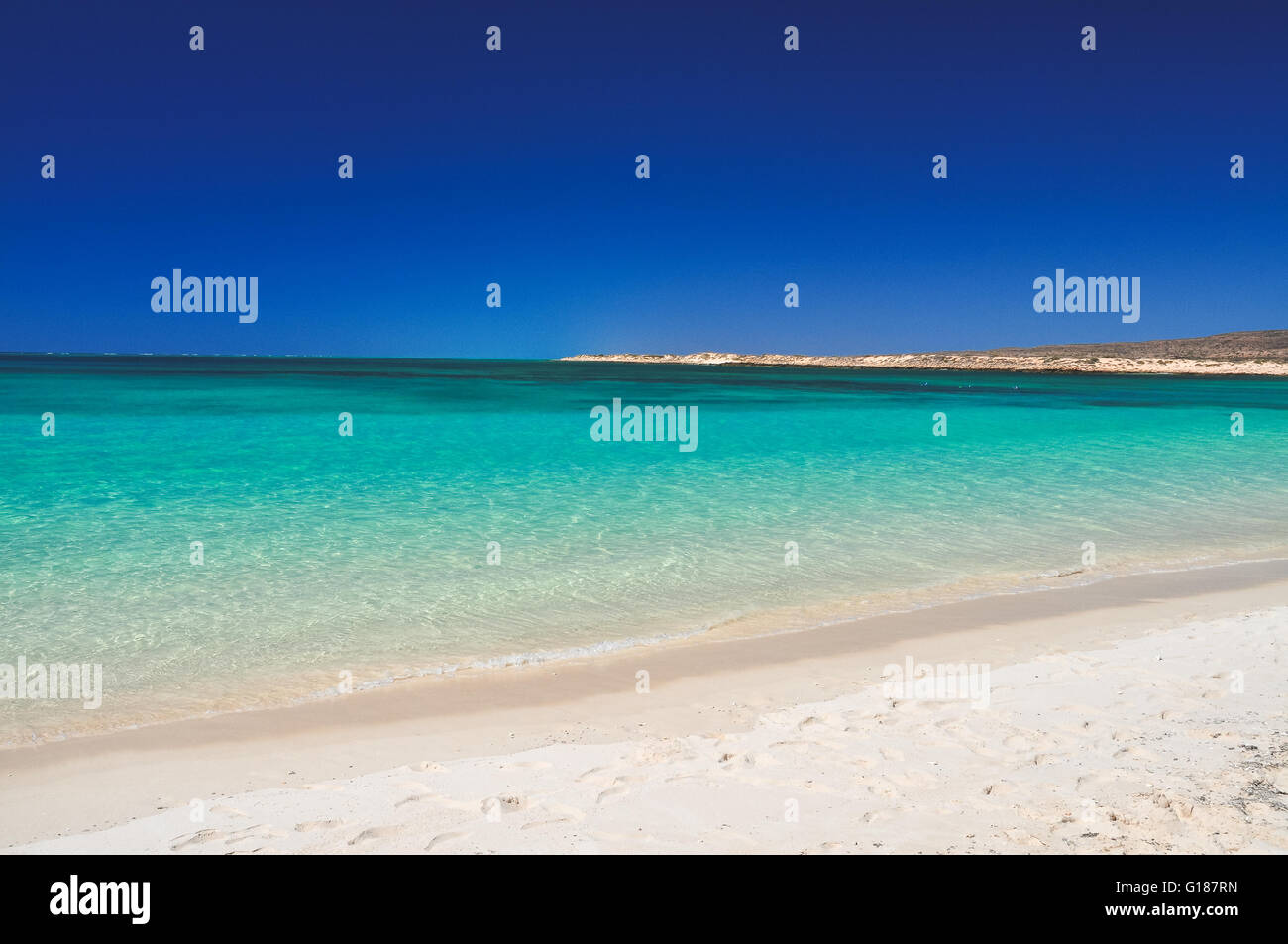 Turquoise Bay à Cape Range National Park près de Exmouth, l'ouest de l'Australie Banque D'Images