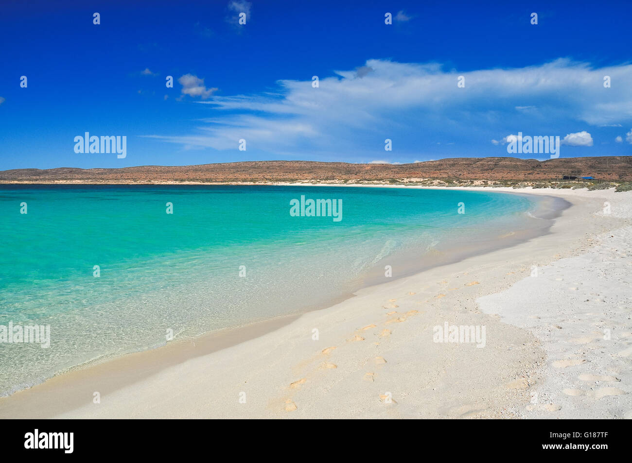 Turquoise Bay à Cape Range National Park près de Exmouth, l'ouest de l'Australie Banque D'Images