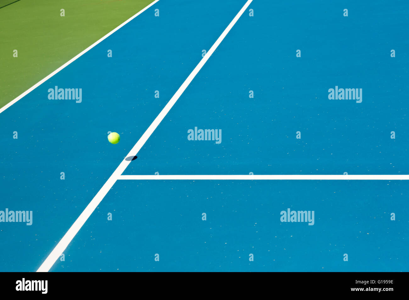 Tennis ball in / out / ace , lauréat en servir, point Banque D'Images