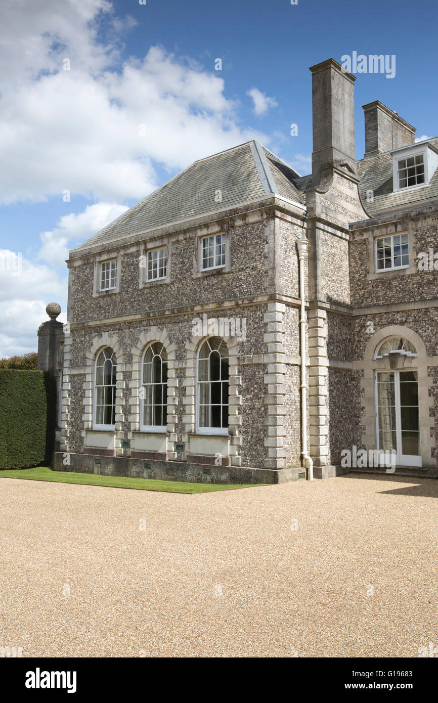 Farleigh Wallop Farleigh, maison ancestrale, succession de 34 ans Oliver Wallop, Le Vicomte Lymington dans le Hampshire, England, UK Banque D'Images