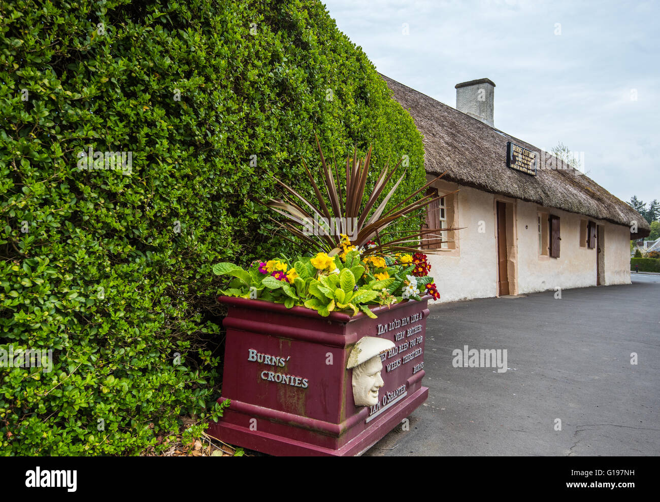 Burns Cottage, Alloway Banque D'Images