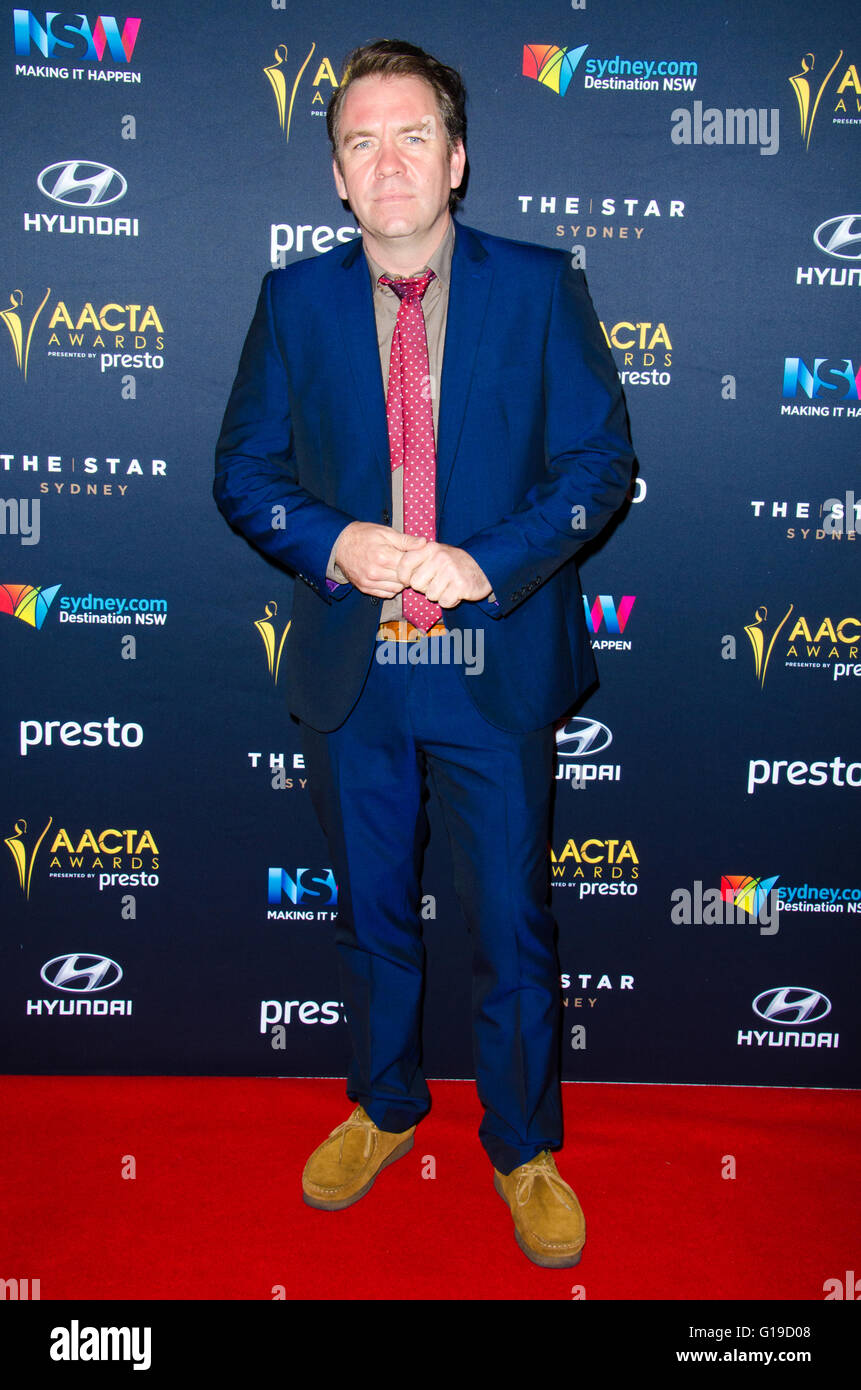 30 Novembre 2015 : les VIP et les célébrités arrivent pour le 5e Prix AACTA Dîner de l'industrie qui a eu lieu à l'étoile à Sydney, Australie. Sur la photo est Brendan Cowell Banque D'Images