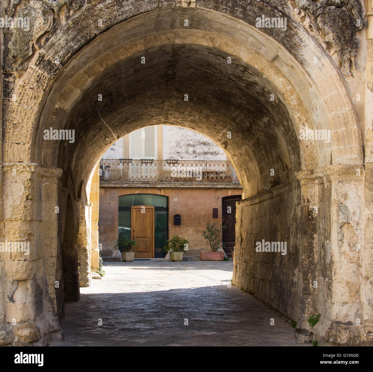 Arch. à Lecce Banque D'Images