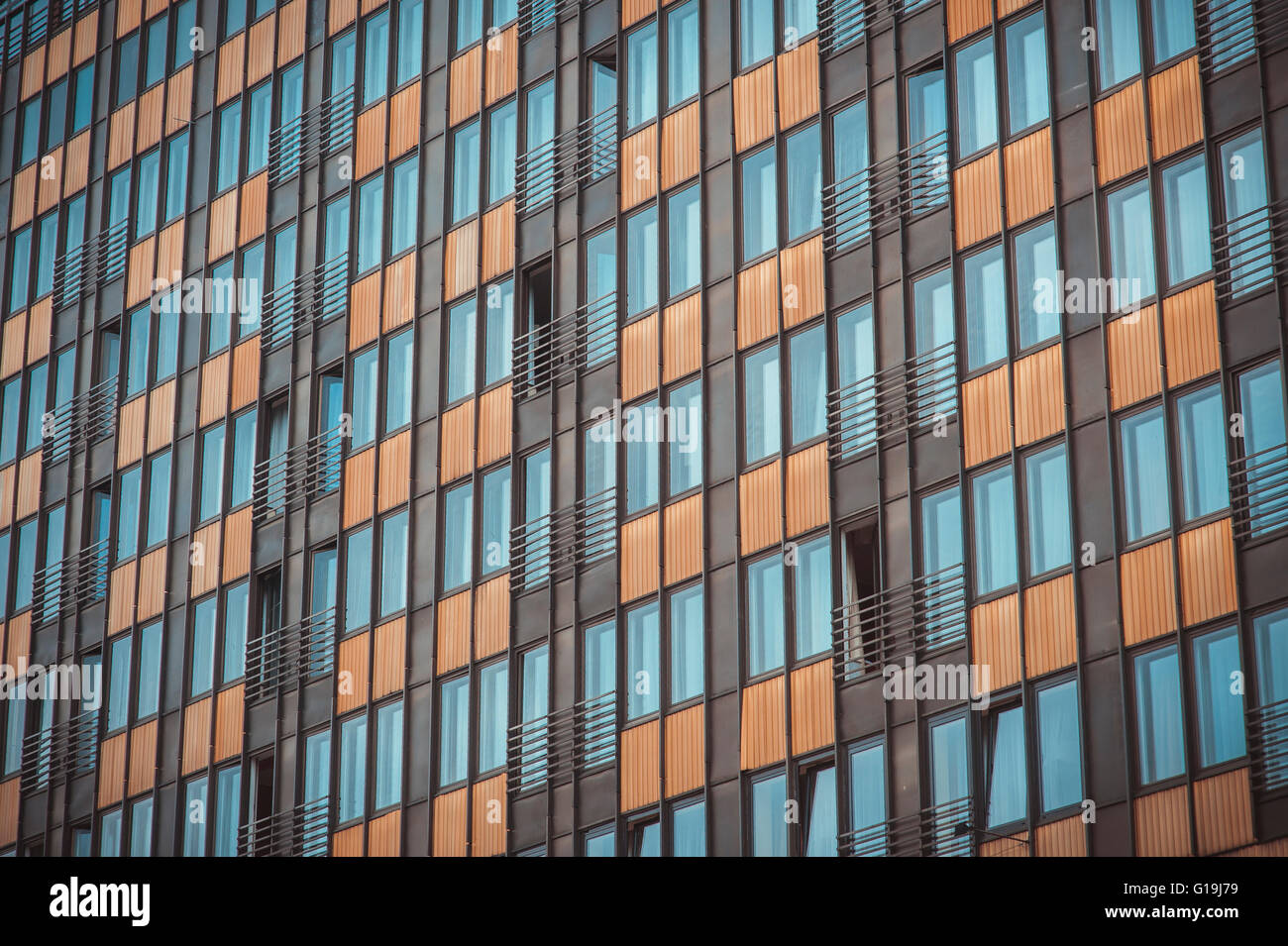 Façade du bâtiment de l'hôtel cher. La texture de fond ou Banque D'Images
