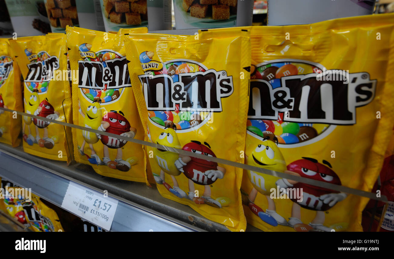 M&m's chocolat,,UK Banque D'Images