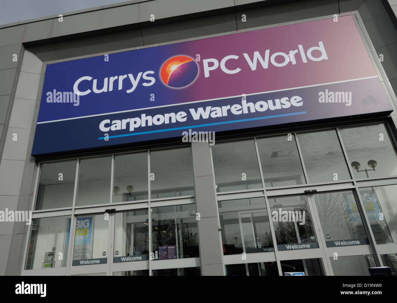 PC World, Currys,UK Banque D'Images