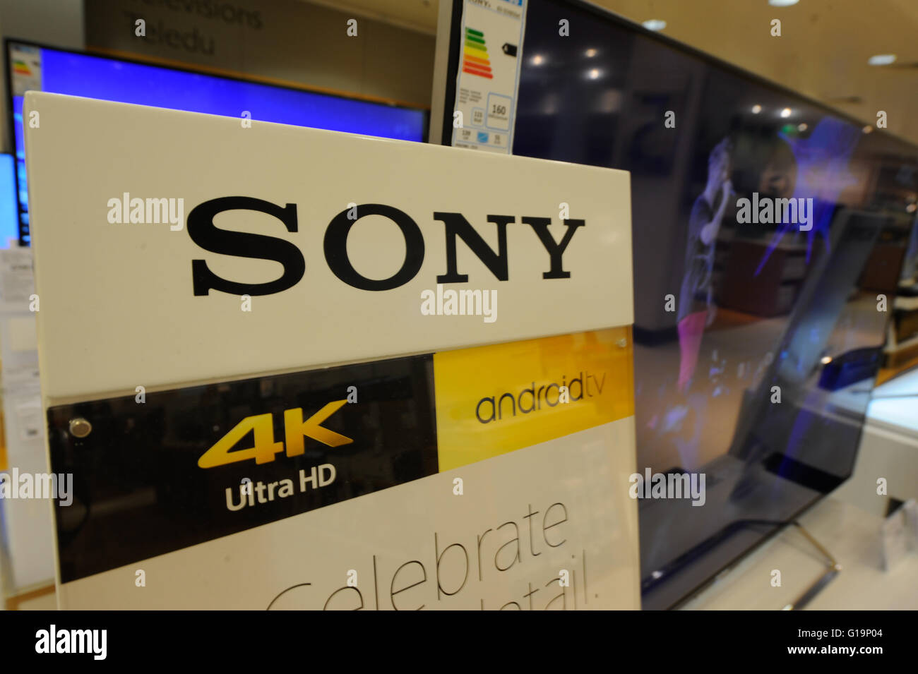 Sony,electronique,TV,playstation,PSP,jeux vidéo, UK Banque D'Images