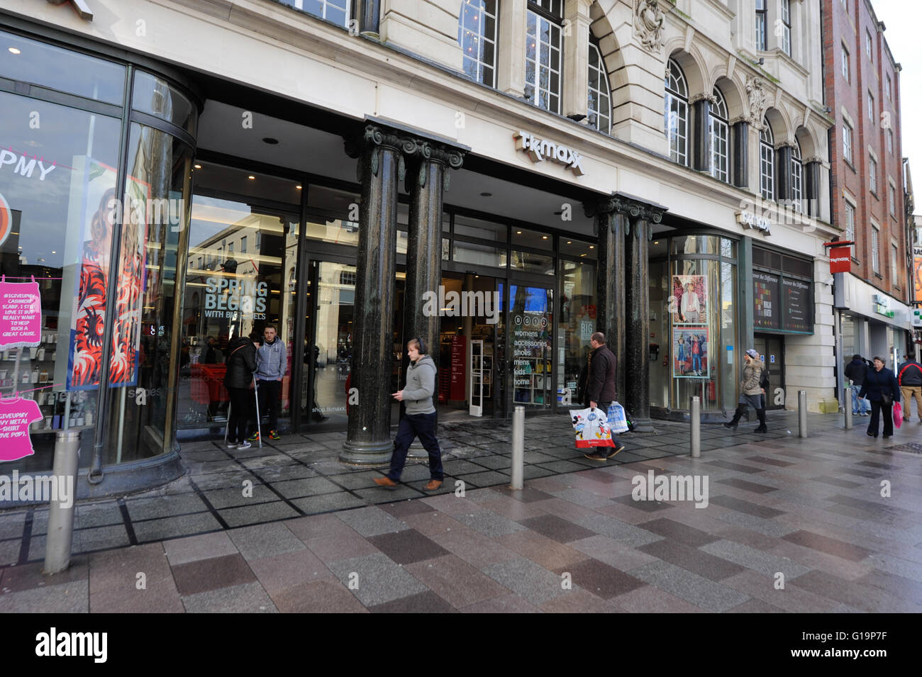 T.K. Maxx magasin dans le centre de Cardiff - Royaume-Uni Banque D'Images