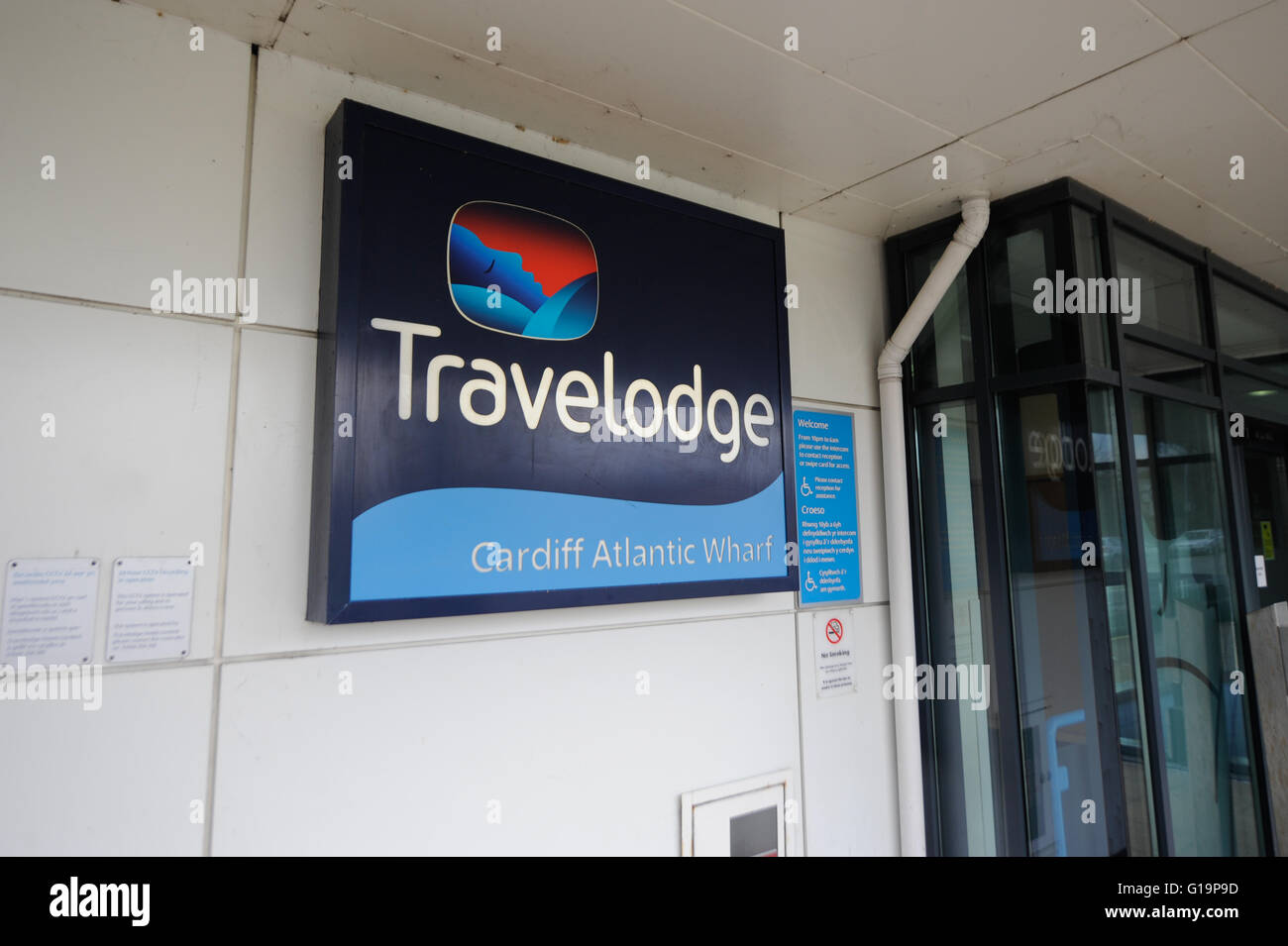 Travelodge Hotel de Cardiff Bay - Royaume-Uni Banque D'Images