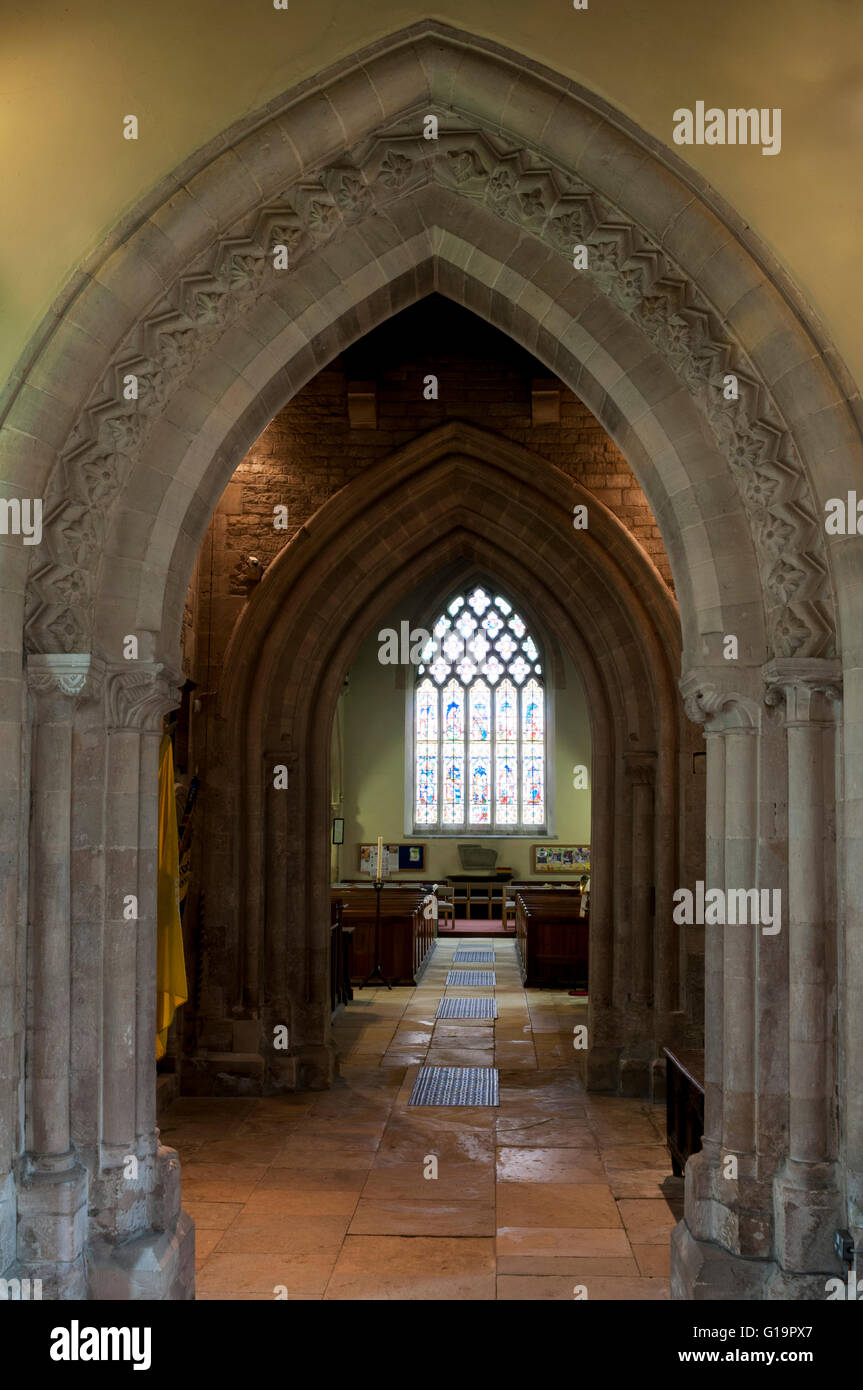 All Hallows Church, SOUTH CERNEY, Gloucestershire, England, UK Banque D'Images