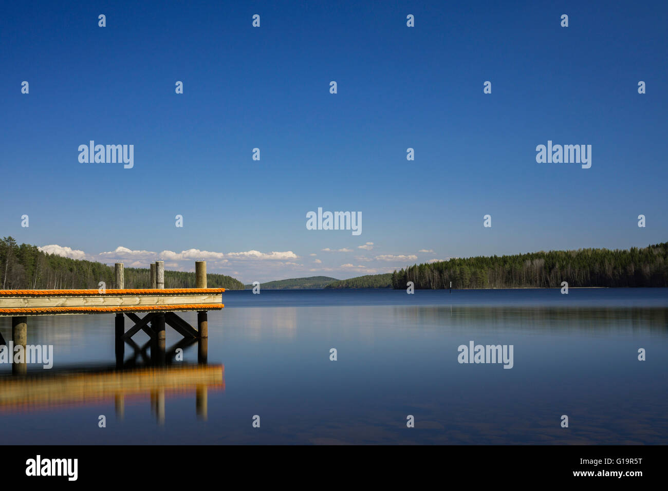 Vacances finlandais Banque D'Images